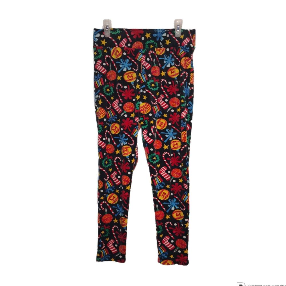 Women's Christmas Leggings Size Large